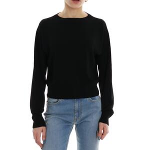 MAGLIA CROP NERO